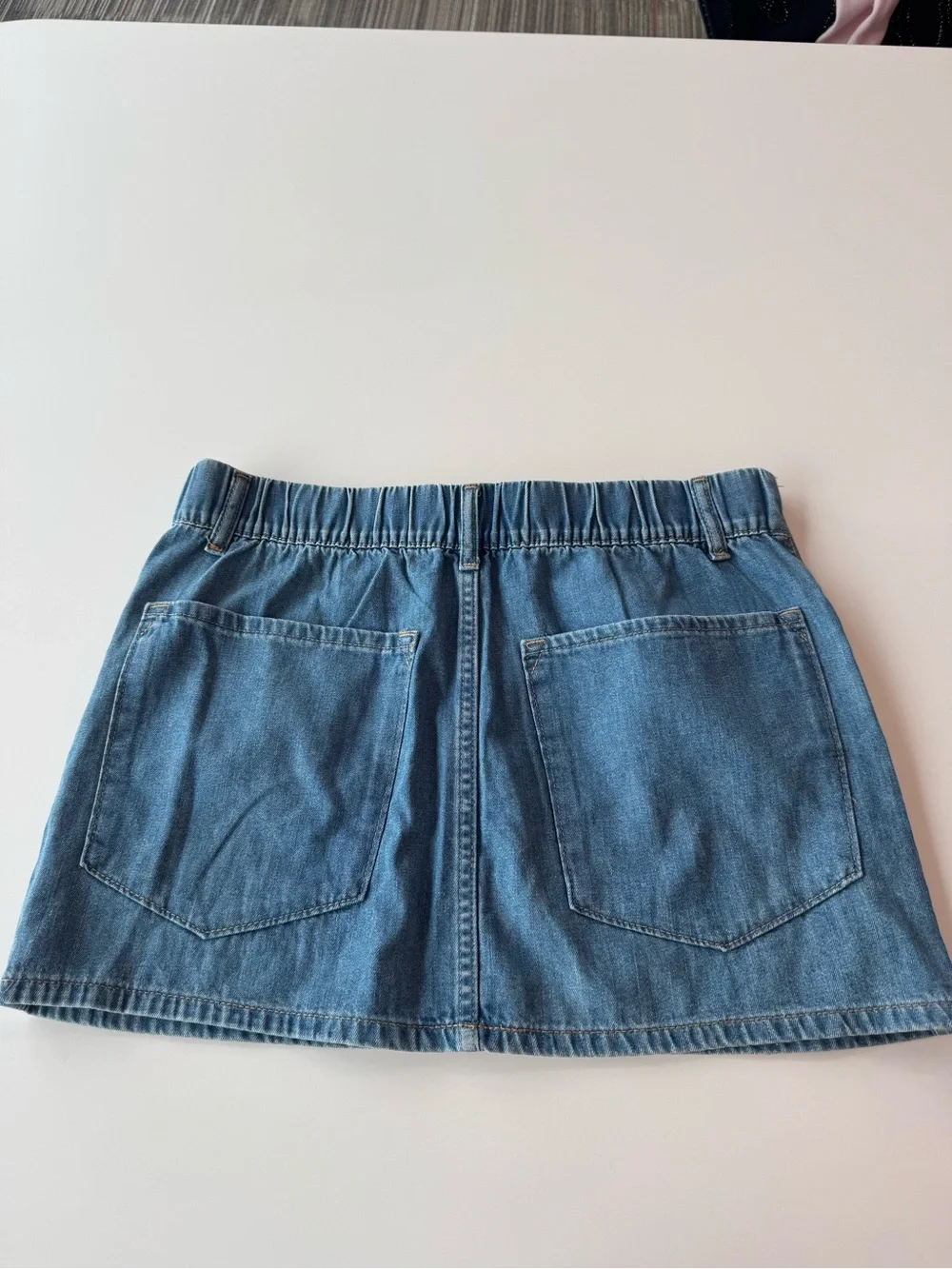 Zara drawstring mini skirt
